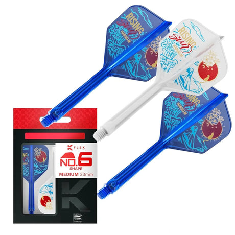 Target Japan Haruki Muramatsu Rising Sun K-Flex Flight System No6-10-Medium-Premier Darts