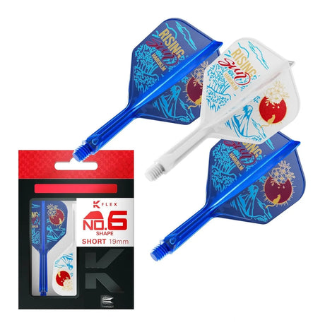 Target Japan Haruki Muramatsu Rising Sun K-Flex Flight System No6-8-Short-Premier Darts