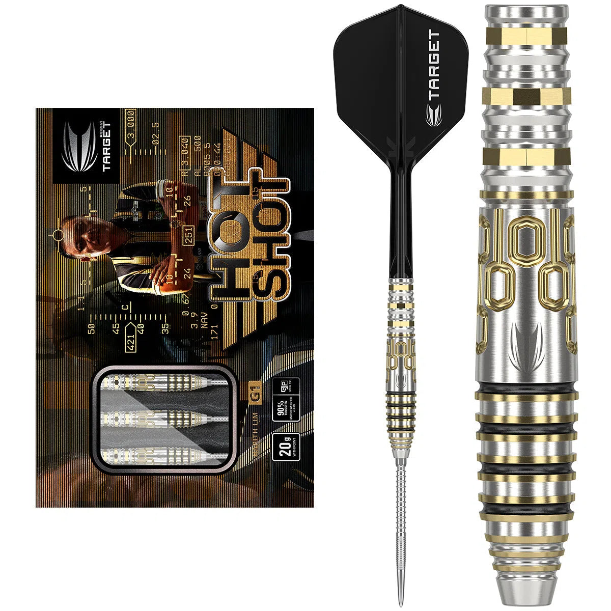 Target Japan Hot Shot Harith Lim G1 90% Tungsten Steel Tip Darts