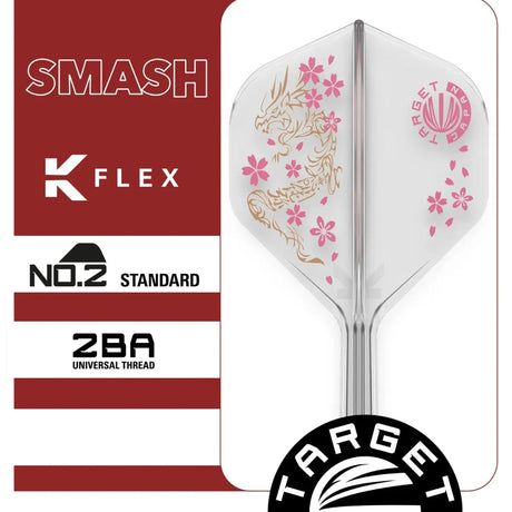 Target Japan Junya Koikawa Smash K-Flex Flight System No2-4-Short-Premier Darts