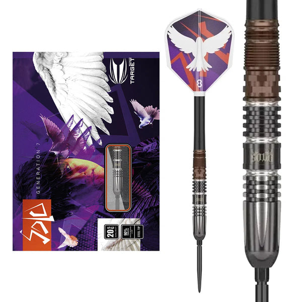 Target Japan Keita Ono Solo G7 SP 90% Tungsten Steel Tip Darts-1-20.5 GRAM-Premier Darts