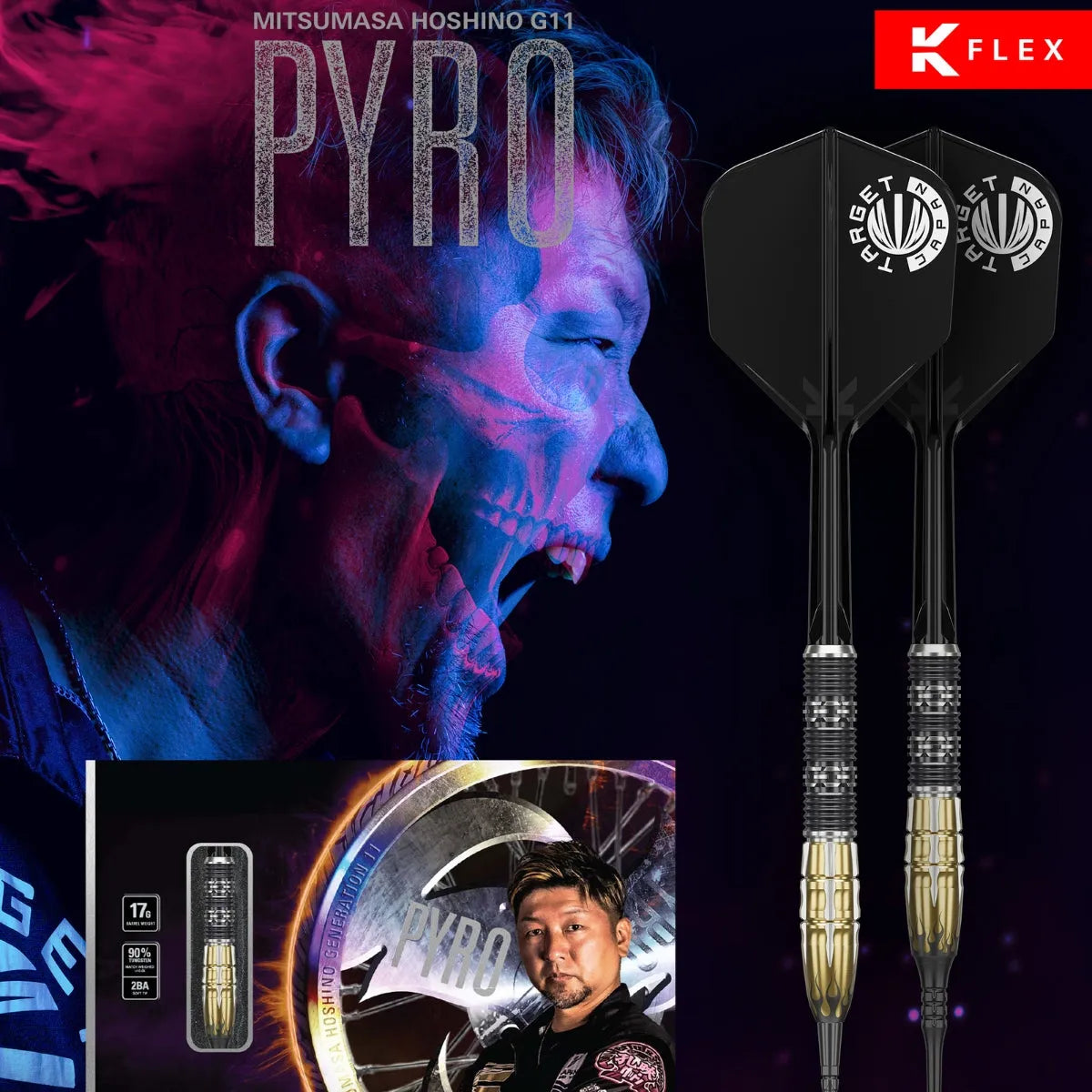 Target Japan Mitsumasa Hoshino Pyro G11 90% Tungsten Steel