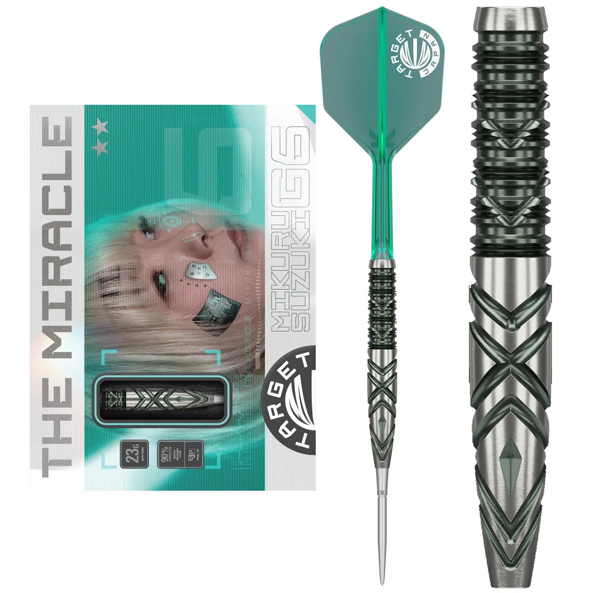 Target Japan The Miracle G6 90% Tungsten Steel Tip Darts