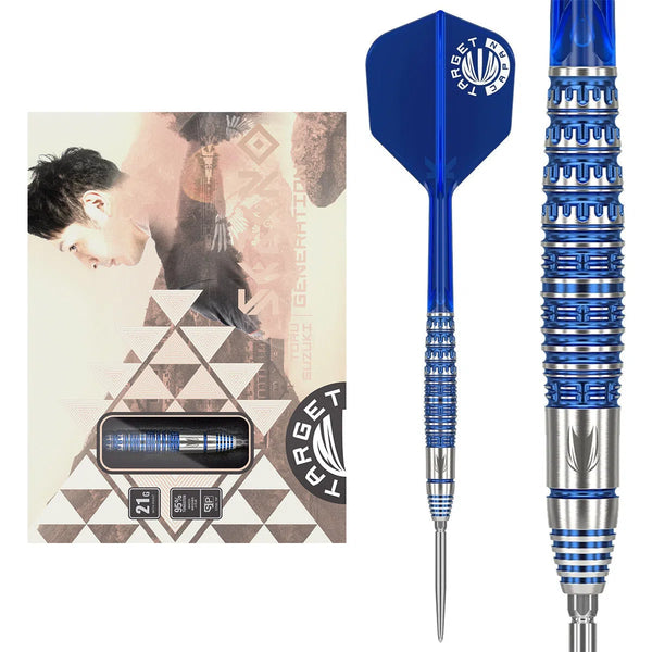 Target Japan Toru Suzuki Sereno G1 95% Tungsten Steel Tip Darts-1-21 GRAM-Premier Darts