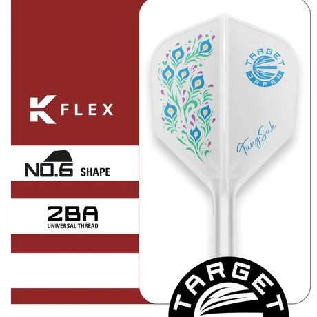 Target Japan Tung Suk Zeneth K-Flex Flight System No6-5-Short-Premier Darts