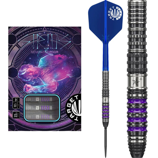 Target Japan Yuta Hayashi Sirius G4 90% Tungsten Steel Tip Darts-1-22 GRAM-Premier Darts