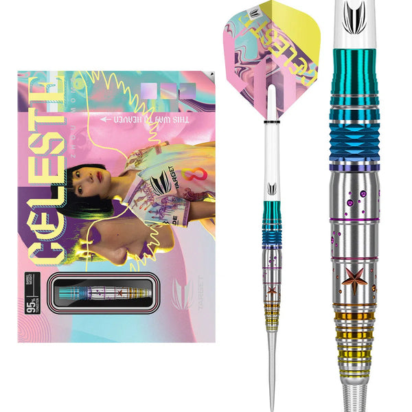 Target Japan Zhou Momo Celeste G1 SP 95% Tungsten Steel Tip Darts-1-20 GRAM-Premier Darts
