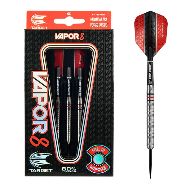 Target Vapor 8 06 80% Tungsten Steel Tip Darts-1-23 GRAM-Premier Darts