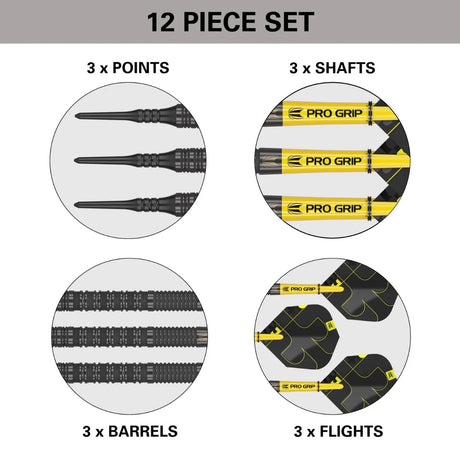 Target Darts Bolide Void 10 90% Tungsten Soft Tip Darts