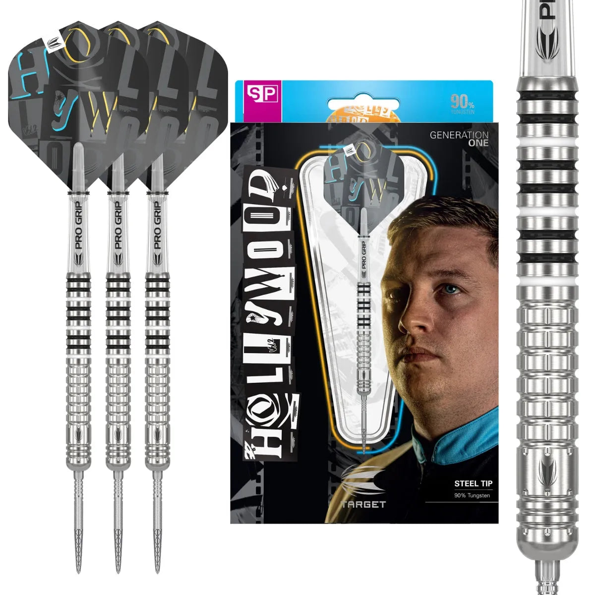 Target Darts Chris Dobey Gen 1 SP 90% Tungsten Steel Tip Darts