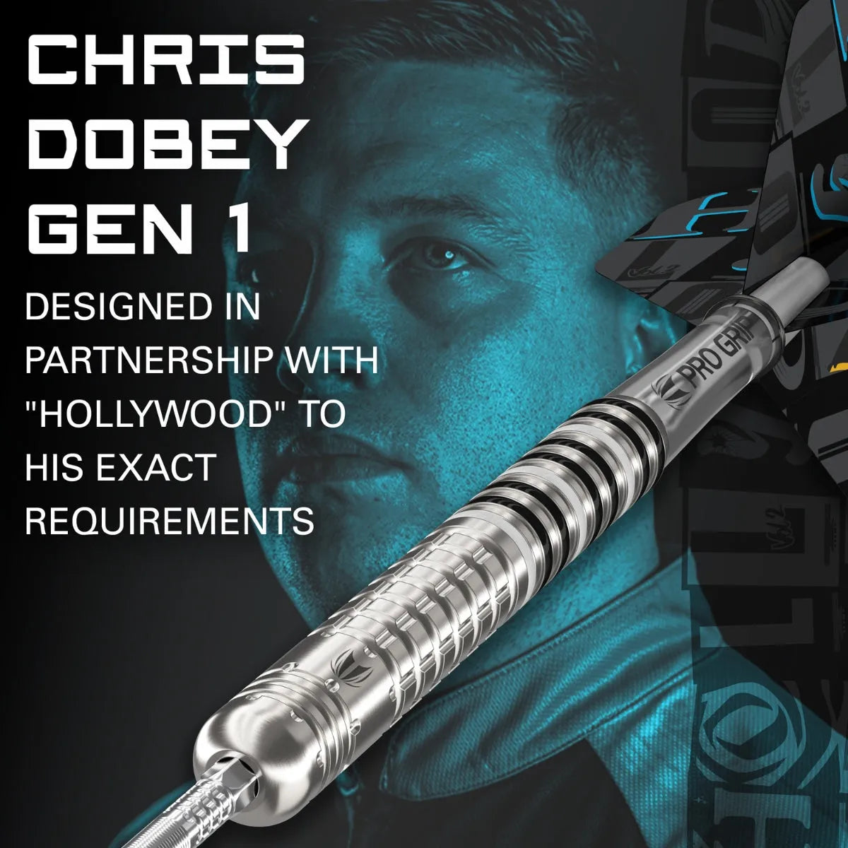 Target Darts Chris Dobey Gen 1 SP 90% Tungsten Steel Tip Darts