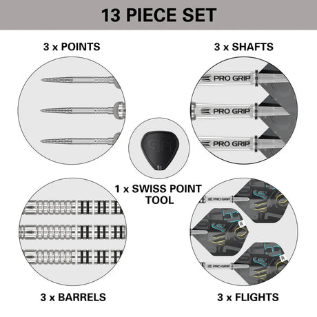 Target Darts Chris Dobey Gen 1 SP 90% Tungsten Steel Tip Darts