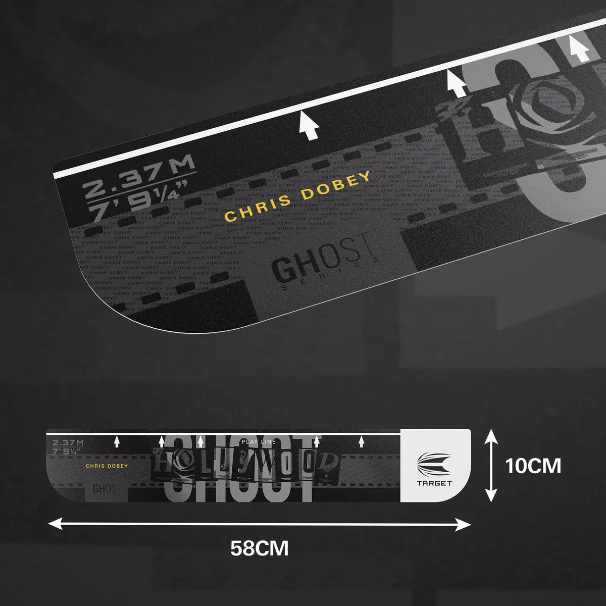 Target Darts Chris Dobey Ghost Series Throw Line