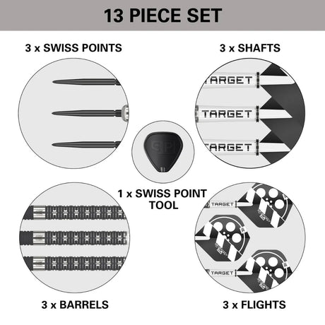 Target Darts Chris Dobey Hollywood Action SP 90% Tungsten Steel Tip Darts