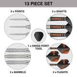 Target Darts Crux 03 SP 90% Tungsten Steel Tip Darts
