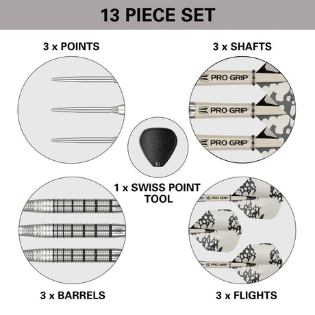 Target Darts Exo SP02 90% Tungsten Steel Tip Darts