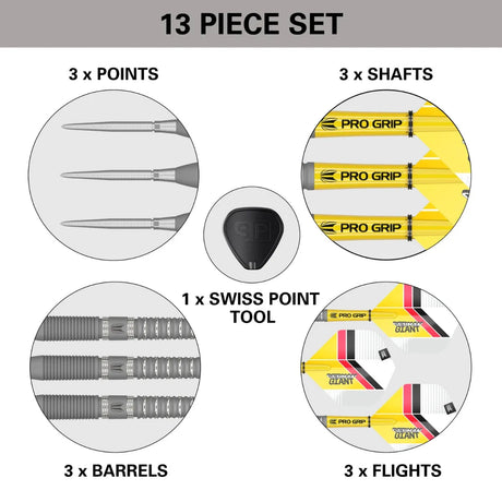 Target Darts Gabriel Clemens Gen 2 SP 90% Tungsten Steel Tip Darts
