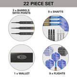 Target Darts Josh Rock Brass Soft Tip Darts