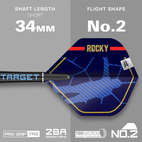 Target Darts Josh Rock Gen 1 90% Tungsten Soft Tip Darts