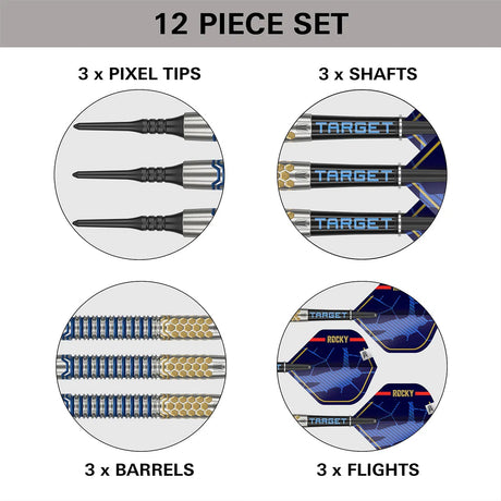 Target Darts Josh Rock Gen 1 90% Tungsten Soft Tip Darts