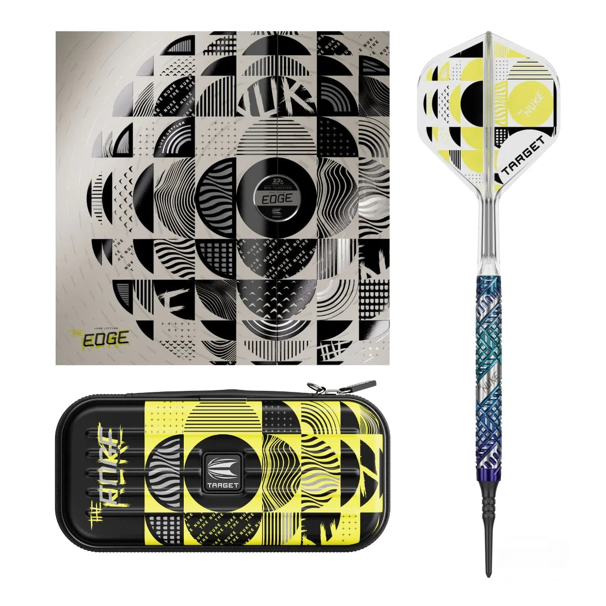 Target Darts Luke Littler Edge 95% Tungsten Soft Tip Darts