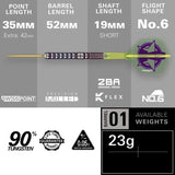 Target Darts Luke Littler World Champion 2025 Edition SP 90% Tungsten Steel Tip Darts