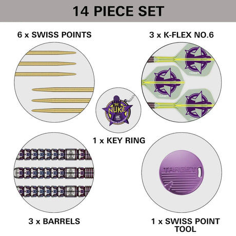 Target Darts Luke Littler World Champion 2025 Edition SP 90% Tungsten Steel Tip Darts