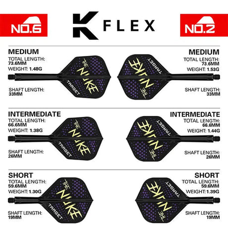 Target Darts Luke 'The Nuke' Littler KFlex Flight System No6