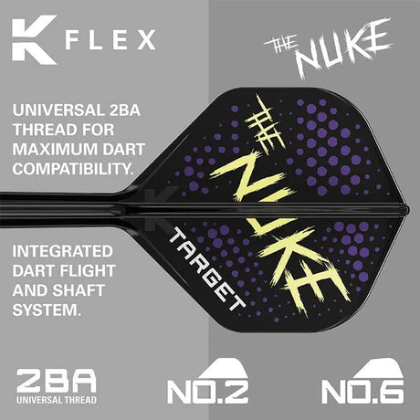 Target Darts Luke 'The Nuke' Littler KFlex Flight System No6