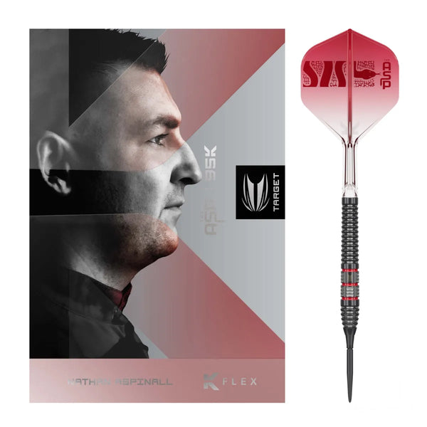 Target Darts Nathan Aspinall 95K 95% Tungsten Steel Tip Darts-1-22 GRAM-Premier Darts
