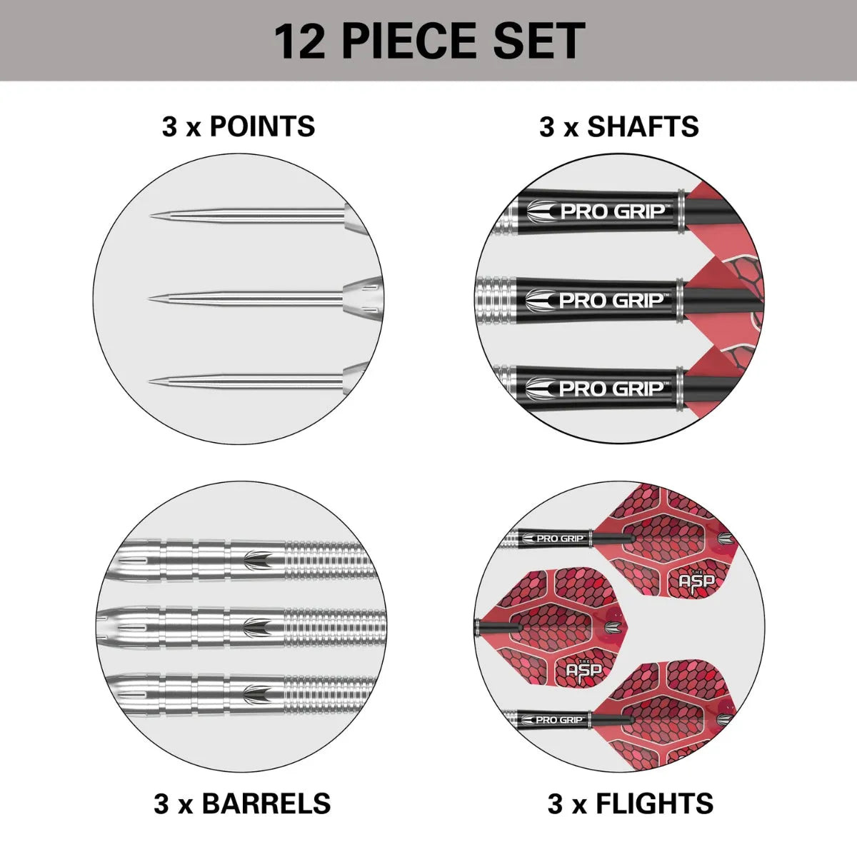 Target Darts Nathan Aspinall Gen 1 90% Tungsten Steel Tip Darts