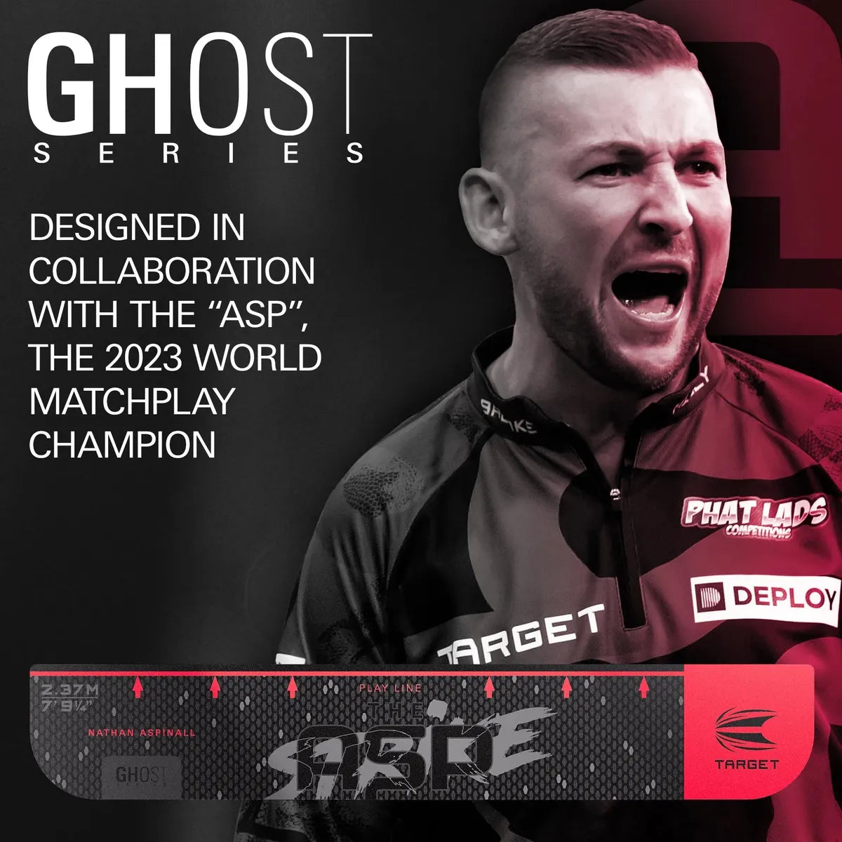 Target Darts Nathan Aspinall Ghost Series Throw Line