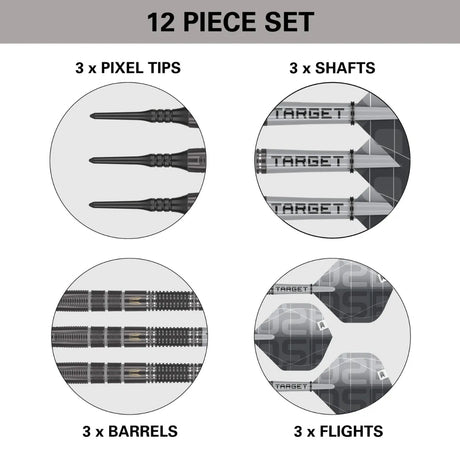 Target Darts Nathan Aspinall X Echo 90% Tungsten Soft Tip Darts