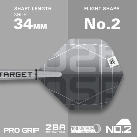 Target Darts Nathan Aspinall X Echo SP 90% Tungsten Steel Tip Darts