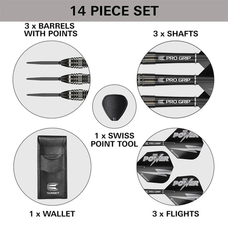 Target Darts Phil Taylor Power 8Zero 4 SP 80% Tungsten Steel Tip Darts