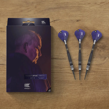 Target Darts Phil Taylor Power 9Five Gen 10 95% Tungsten Soft Tip Darts