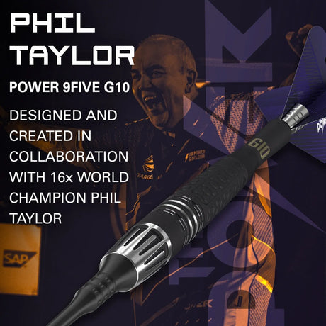 Target Darts Phil Taylor Power 9Five Gen 10 95% Tungsten Soft Tip Darts