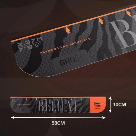 Target Darts Raymond Van Barneveld Ghost Series Throw Line