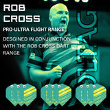 Target Darts Rob Cross Pro Ultra No2 Flights X 3  Aqua