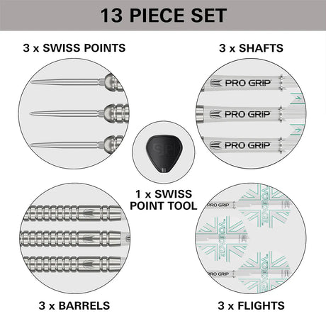 Target Darts Rob Cross Voltage Gen 1 SP 90% Tungsten Steel Tip Darts