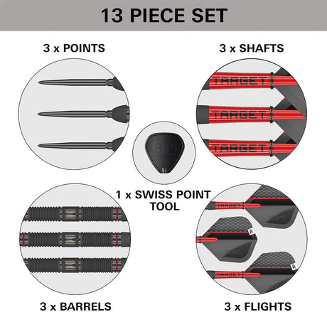 Target Darts Scope SP01 90% Tungsten Steel Tip Darts