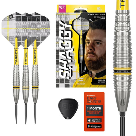 Target Darts Scott Williams Gen 2 SP 90% Tungsten Steel Tip Darts
