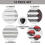 Target Darts Sebastian Bialecki SP 90% Tungsten Steel Tip Darts