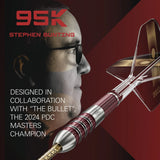 Target Darts Stephen Bunting 95K SP 95% Tungsten Steel Tip Darts