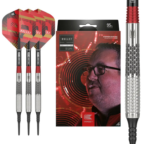 Target Darts Stephen Bunting Gen 5 95% Tungsten Soft Tip Darts