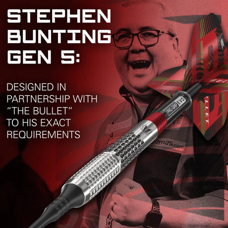 Target Darts Stephen Bunting Gen 5 95% Tungsten Soft Tip Darts