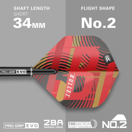 Target Darts Stephen Bunting Gen 5 95% Tungsten Soft Tip Darts
