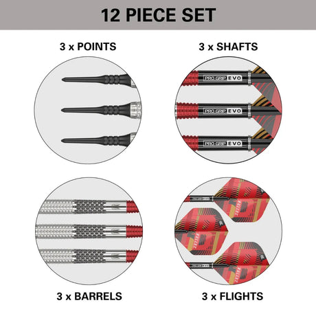 Target Darts Stephen Bunting Gen 5 95% Tungsten Soft Tip Darts