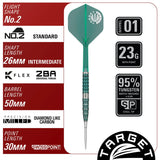 Target Japan The Miracle G7 95% Tungsten Steel Tip Darts