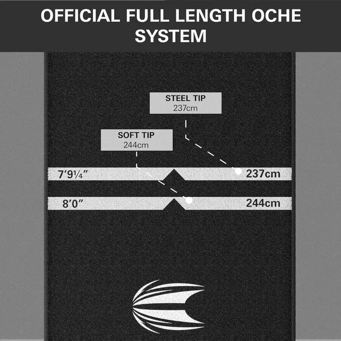 Target Tor Board, Arc Light, World Chamion Mat Bundle-17-Blue-Premier Darts